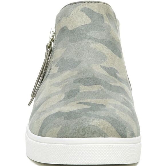 Dr. Scholl's Womens Its All Good Green Faux Suede Wedge Sneaker Shoes NWOT - Picture 2 of 4